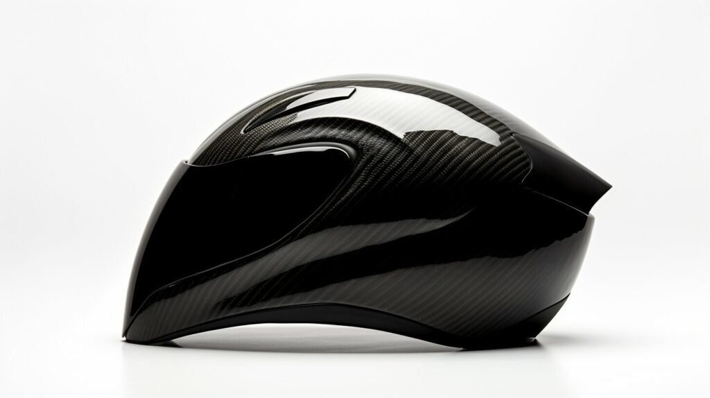 capacete de fibra de carbono